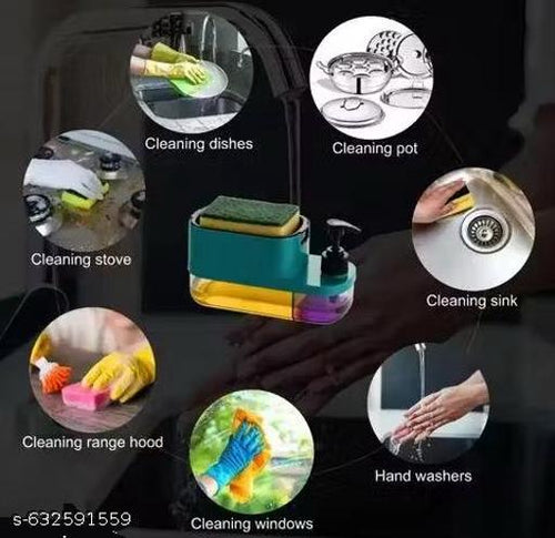 3-in-1 Smart Kitchen Soap Dispenser